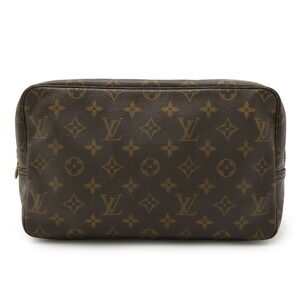 LOUIS VUITTON Brown Monogram Pouch